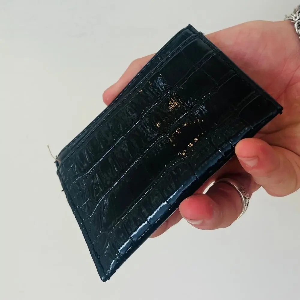 Y2k 2000s snake skin wallet